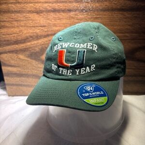 University of Miami Hurricanes Cap Hat Embroidered Youth Infant Newcomer